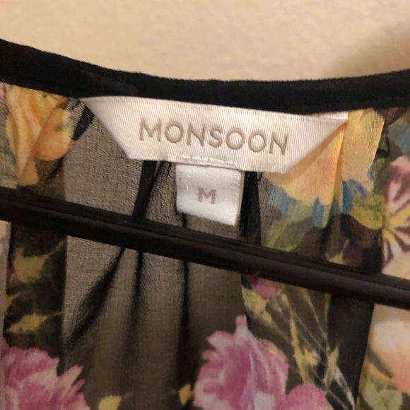 Monsoon blouse, transparent, flowy - Picture 2 of 5